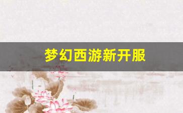 梦幻西游私服发布网站：梦幻西游新开服(梦