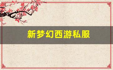 新梦幻西游私服(梦幻西游手游) (6)